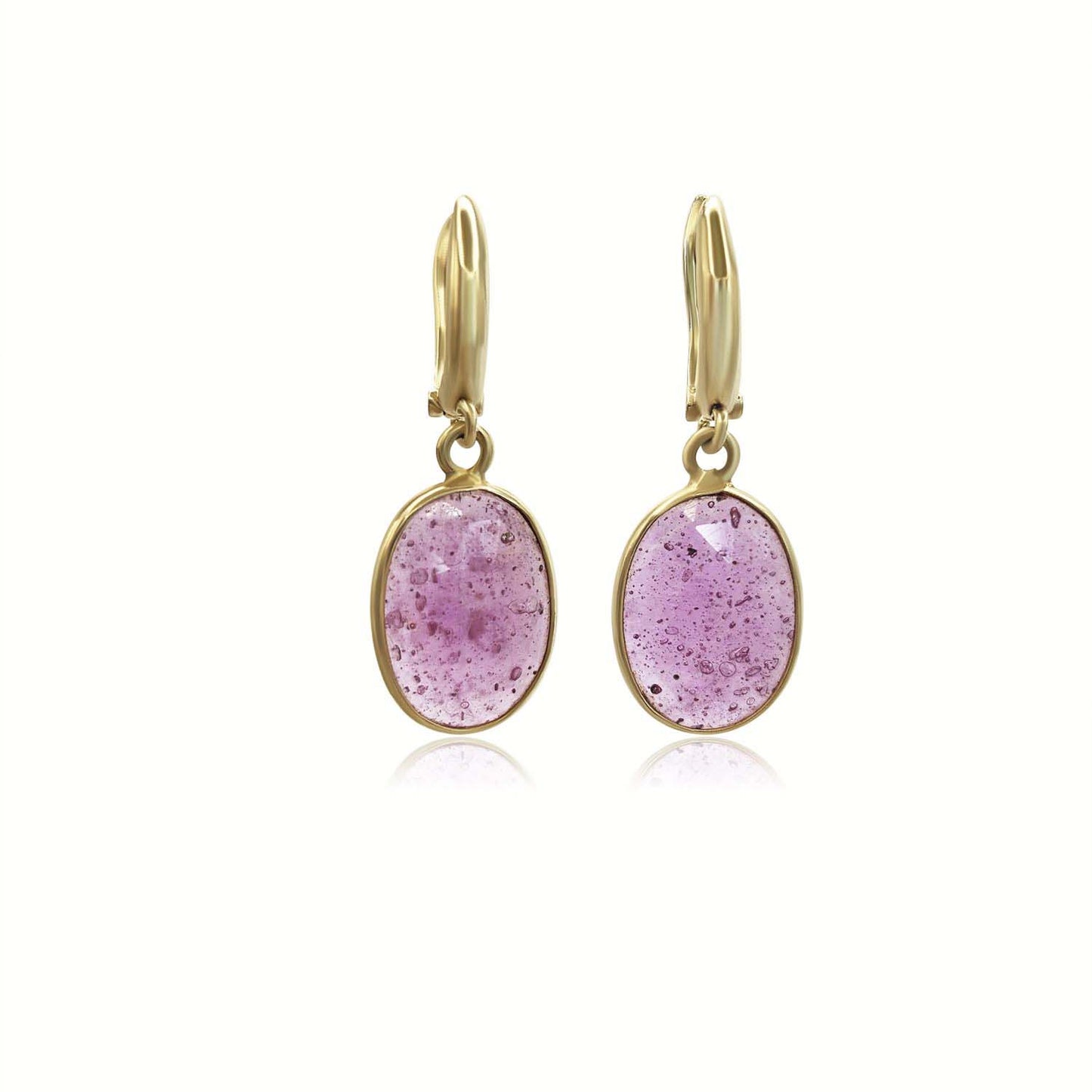 Pink Sapphire Drop Earrings | Elegant and Timeless Jewelry